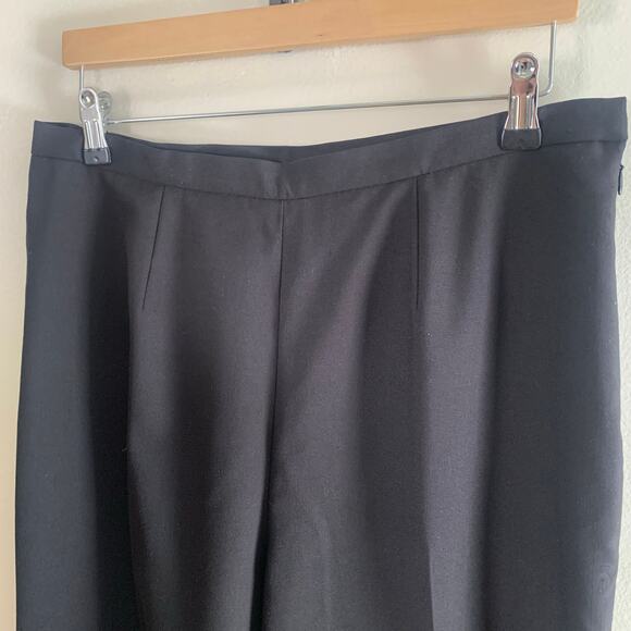 Le Suit Size 12 2-Piece Pant Suit Blazer Jacket Black White Career Work Preppy - Picture 10 of 14